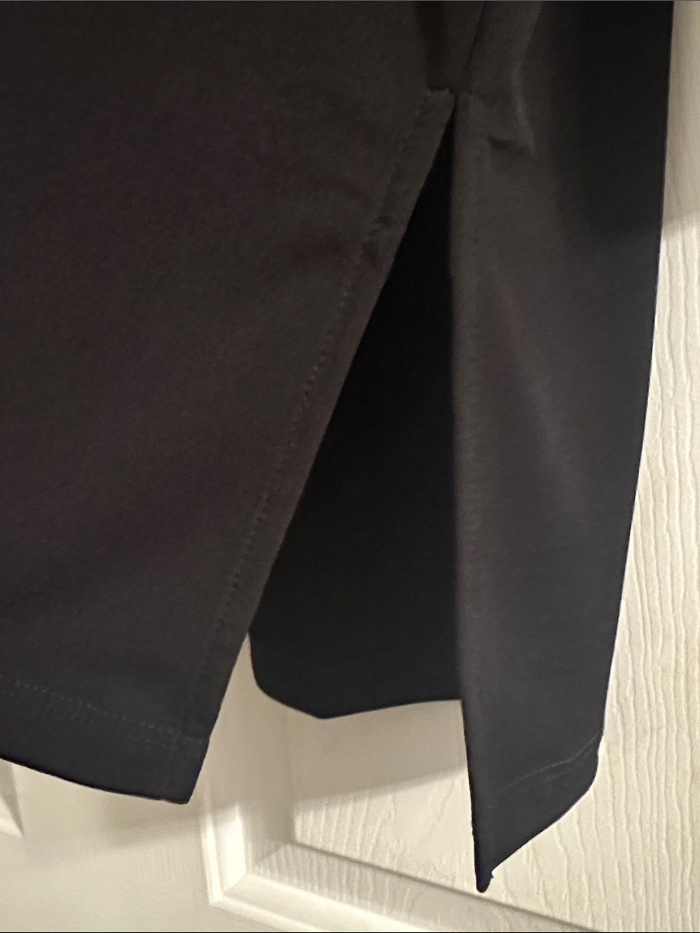 Susan Graver Black V-Neck Long Sleeve Tunic - Picture 2 of 4